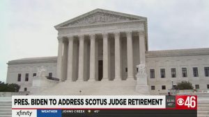 All eyes on Biden as Supreme Court Justice Stephen Breyer announces retirement