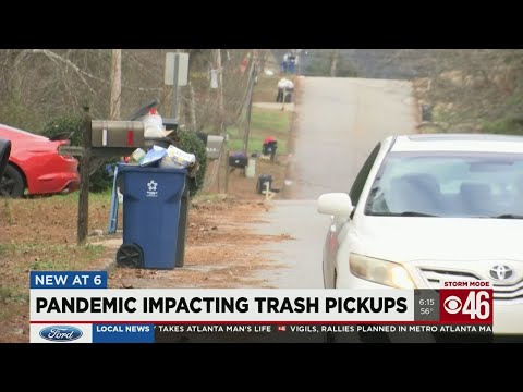 Labyrinth of trash residents say as sanitation crews delay waste pickup in metro Atlanta