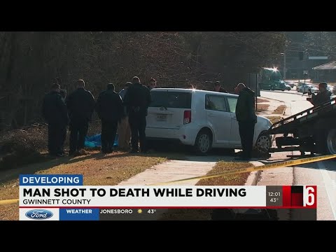 Man found shot to death in vehicle after crashing into Stone Mountain residence