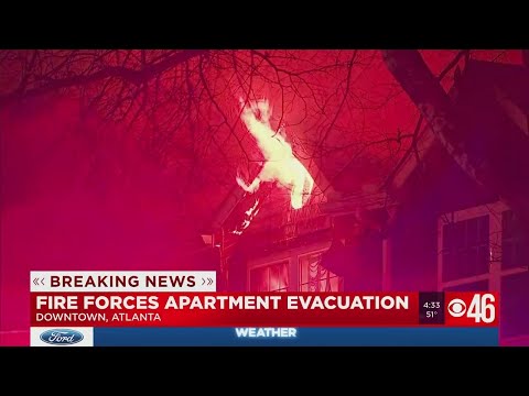 2-alarm fire forces apartment evacuation in southwest Atlanta