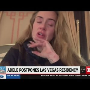Adele shares teary-eyed message, postponing Las Vegas residency