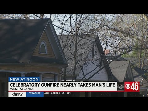 Celebratory gunfire hits Atlanta home with family inside