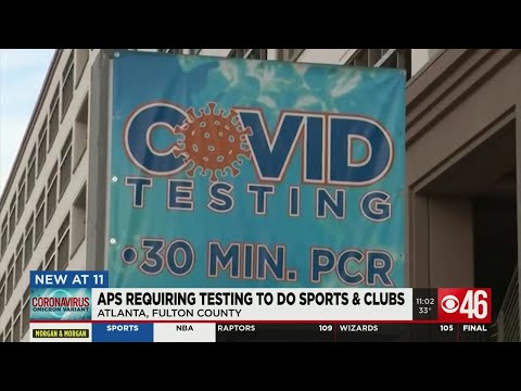 Atlanta Public Schools to require COVID testing for athletes, students involved in extracurricular