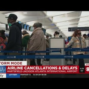 Flight cancellations continue amid winter weather in Atlanta