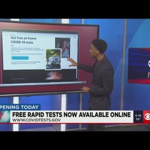Free COVID-19 at-home tests available today