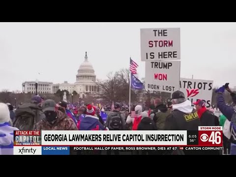 Georgia lawmakers relive Jan.6 U.S. Capitol insurrection