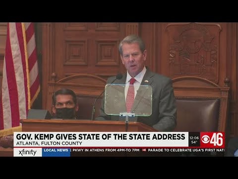 Gov. Brian Kemp gives his State of the State address