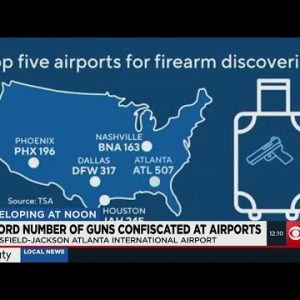 More guns confiscated at Hartsfield-Jackson Atlanta than any other airport in nation