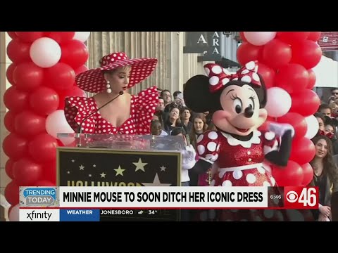 Minnie Mouse says goodbye to iconic dress for pants suit