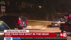 1-year-old in critical condition after being shot in the head in northwest Atlanta