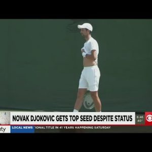 Novak Djokovic gets top seed for Australian Open, despite status