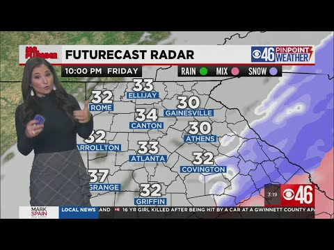Parts Of North Georgia under a winter weather advisory