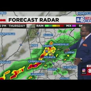 Scattered rain to continue this morning in metro Atlanta