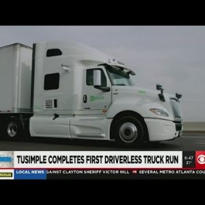Self-driving semi truck: Company completes first run on public roads