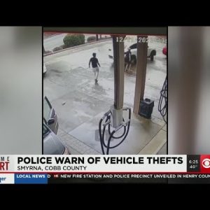 Smyrna, Cobb County police warn of rise in vehicle thefts