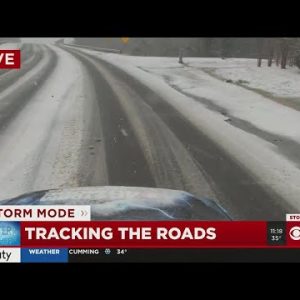 Snow coming down, roads deteriorating in Barrow County