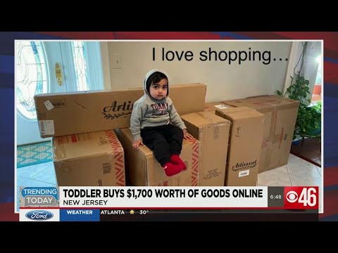 Toddler buys $1,700 worth of goods online from Walmart