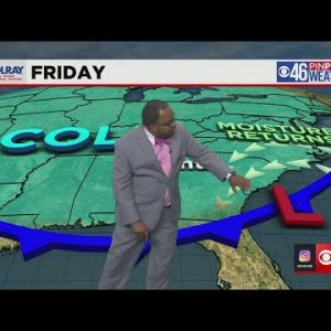 Wintry mix possible in east Georgia Friday evening