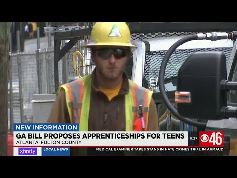 Georgia bill proposes paid apprenticeship programs for teens