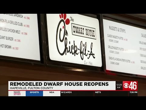 Remodeled Chick-Fil-A Dwarf House reopens to public