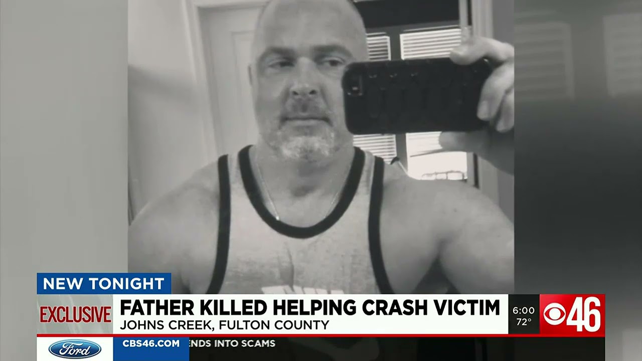 Forsyth County father killed while helping driver who had just crashed