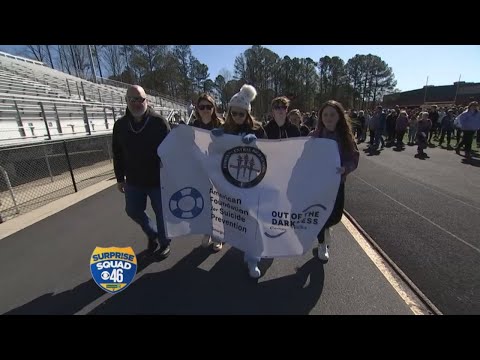 Forsyth Central HS student recognized for organizing mental health awareness walk