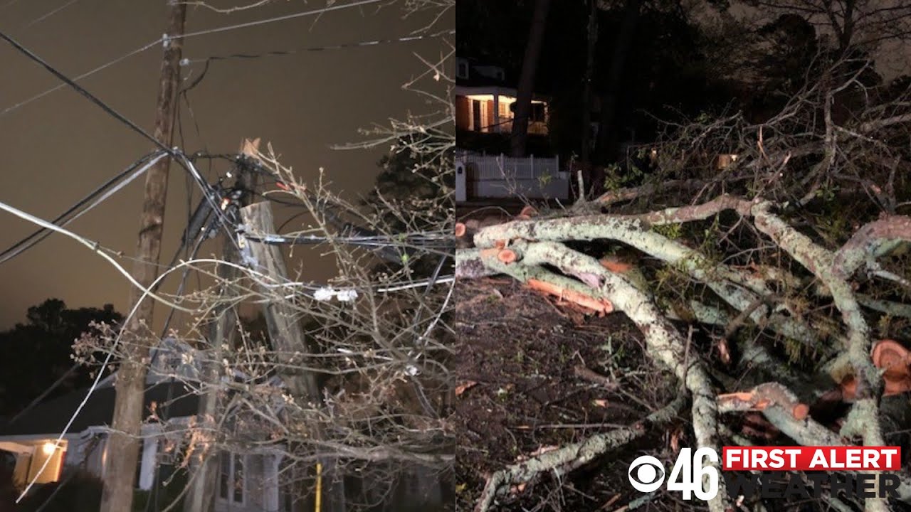 Wind, rain topples trees, soaks streets as another storm approaches